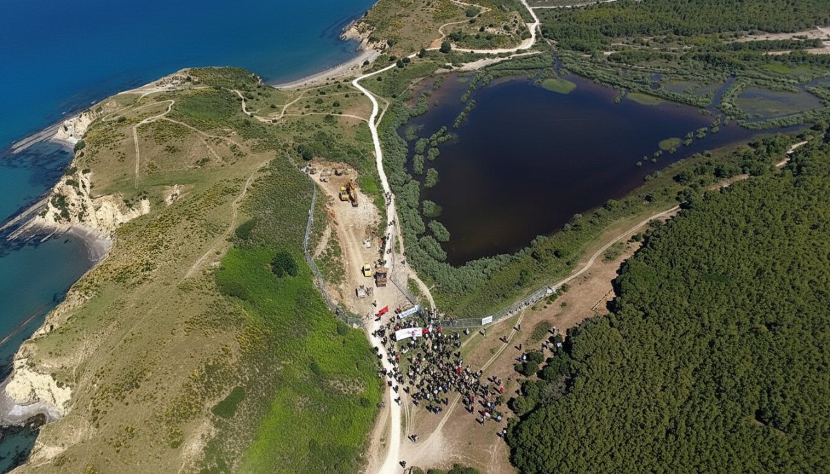 Arnavutluk'taki ada projesi protestolar sürerken sahte iddiaların hedefinde