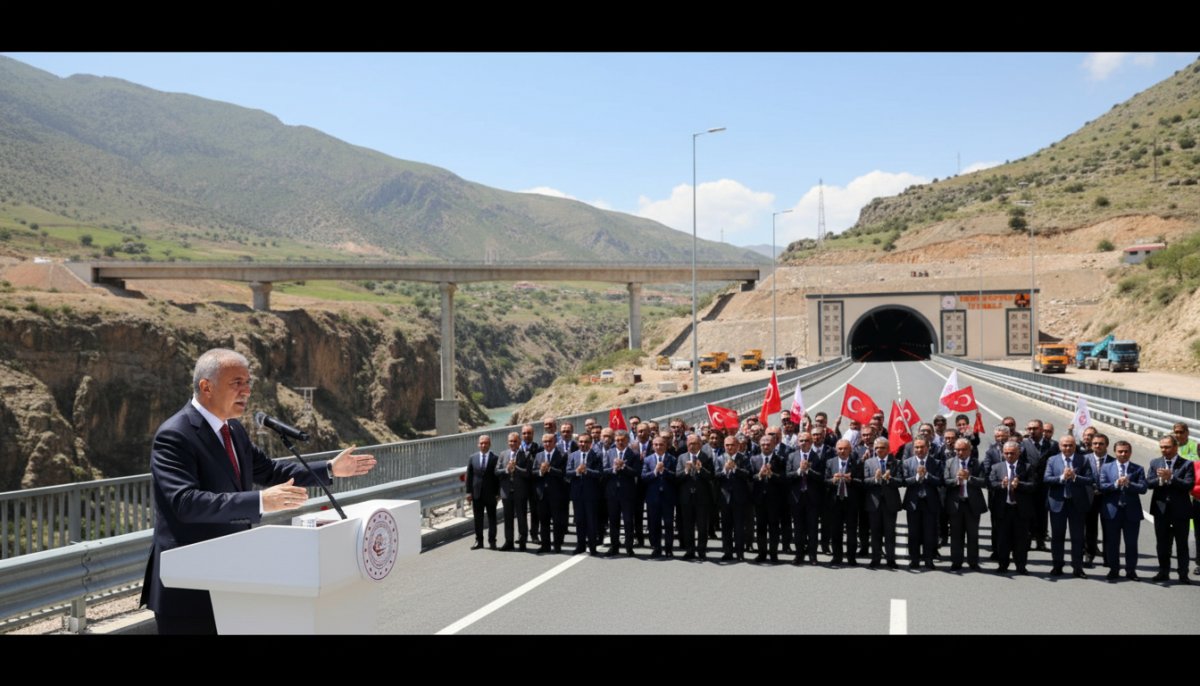 Hakkari'de 45 Milyar Liralık Tünel ve Köprü Projeleri Açıldı