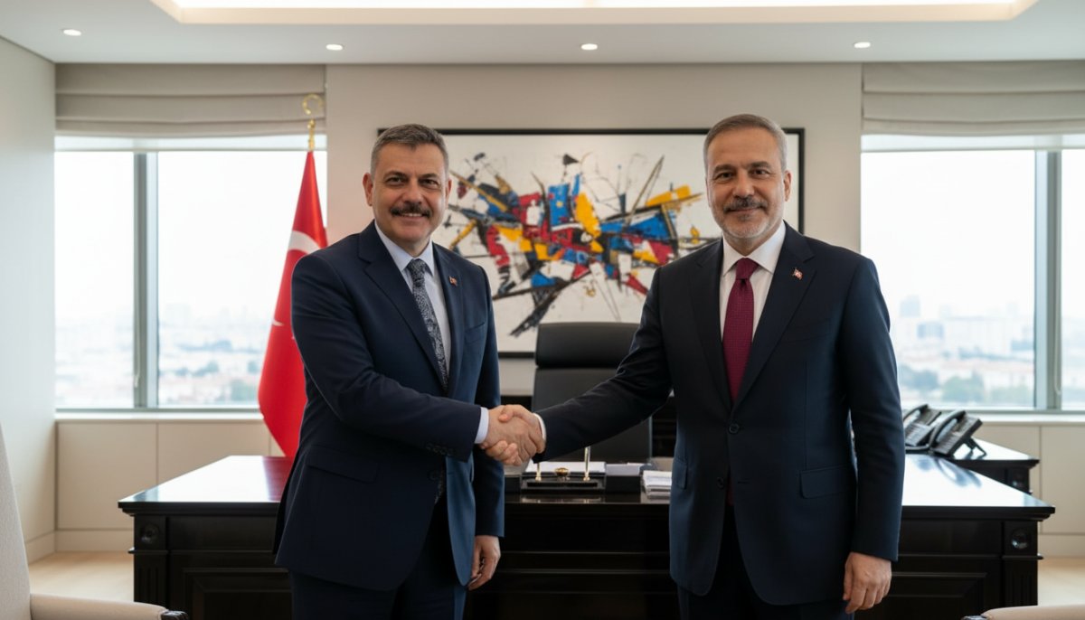 İçişleri Bakanı Çiftçi, Dışişleri Bakanı Fidan ile Görüştü: Güvenlik ve Türkiye Yüzyılı Vurgusu