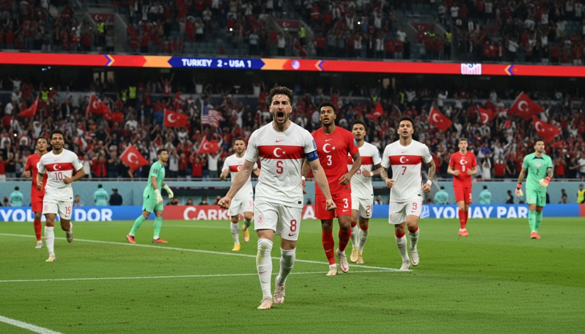 Orkun Kökçü A Milli Takım'daki 5. Golünü ABD'ye Attı