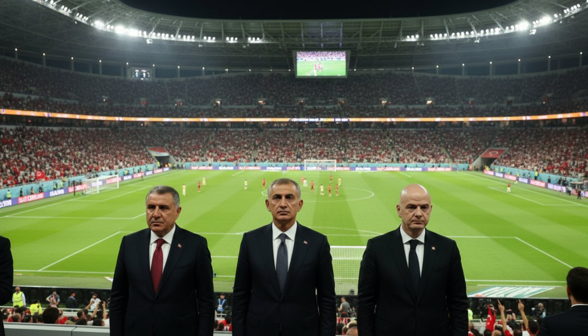 FIFA Başkanı, Bakan Bak ve TFF Başkanı Maçı Birlikte İzledi