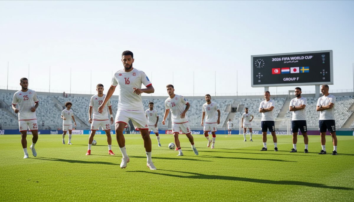 Tunus, 2026 FIFA Dünya Kupası F Grubu'nda Hollanda, Japonya ve İsveç ile Karşılaşacak