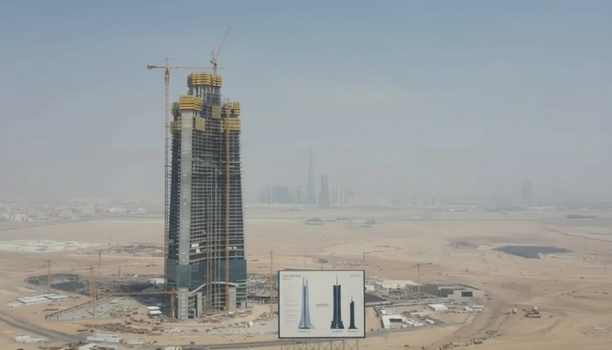 Dünyanın en yüksek binası unvanı el değiştiriyor: Haftada 4 metre yükselen Cidde Kulesi Burj Khalifa'yı geçiyor