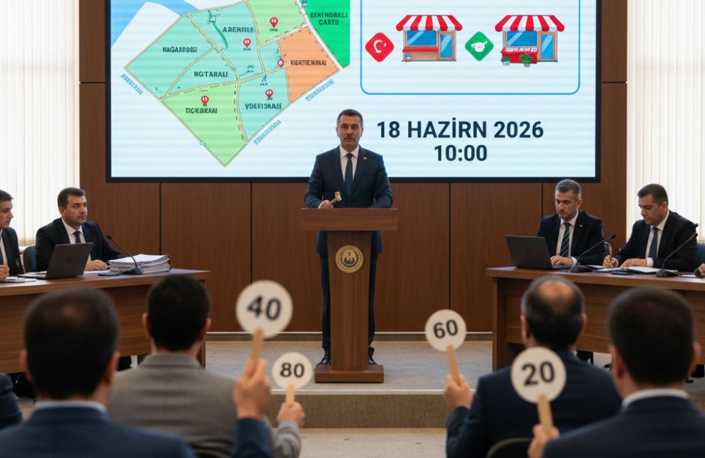 Emirdağ Belediyesi 4 Arsa Satıp 9 Dükkan Kiralayacak: İhale 18 Haziran 2026'da