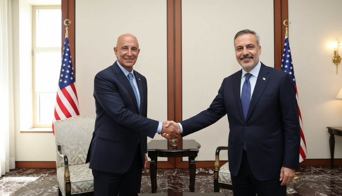 Dışişleri Bakanı Hakan Fidan, ABD'nin Ankara Büyükelçisi Tom Barrack'ı Kabul Etti