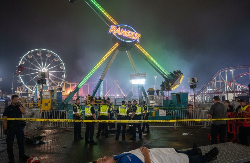 Amasya'da Lunapark Operatörünün Ölümüne Yol Açan Kaza Anının Görüntüleri Ortaya Çıktı