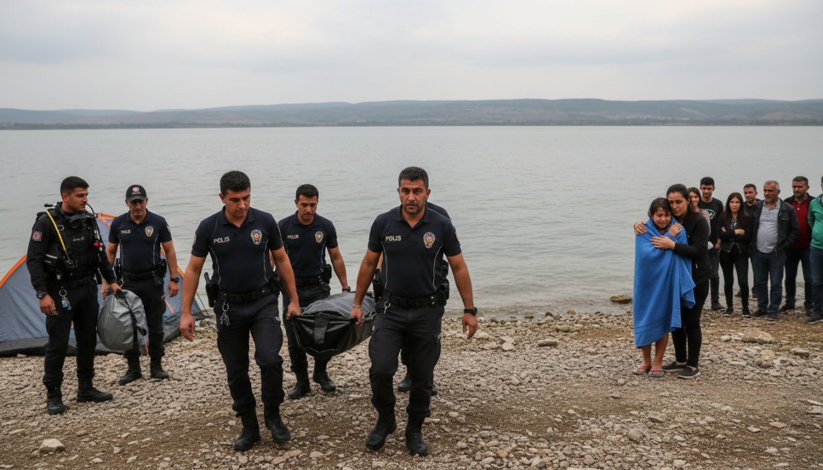Bursa'da göle giren baba-oğuldan acı haber! Oğlunu kurtarmak isterken canından oldu