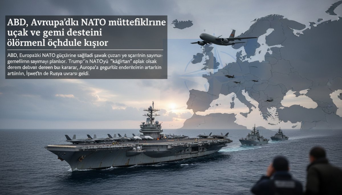 ABD, Avrupa'daki NATO müttefiklerine uçak ve gemi desteğini önemli ölçüde kısıyor