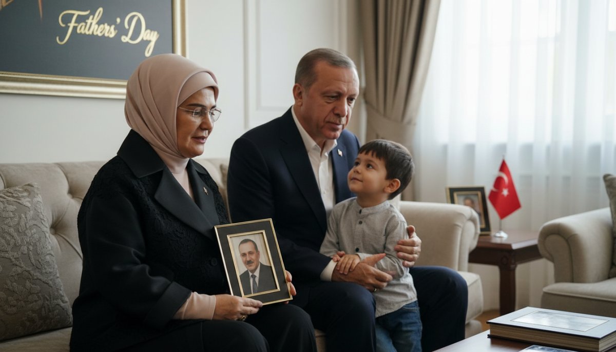 Emine Erdoğan, Babalar Günü'nde anlamlı mesaj yayımladı