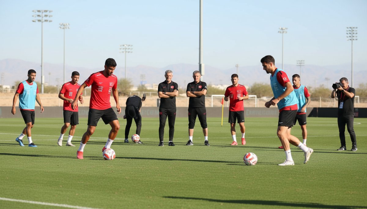 A Milli Futbol Takımı ABD Maçı Hazırlıklarına Başladı