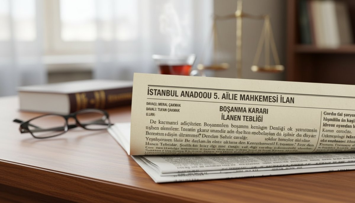 İstanbul Anadolu 5. Aile Mahkemesi’nden Boşanma Kararı İlanı