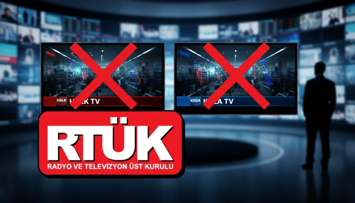 Halk TV ve Koza TV'ye Yayın Yasağı İhlali Cezası
