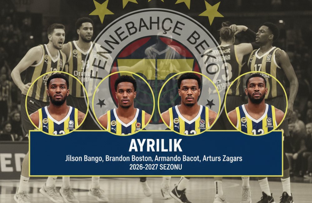 Fenerbahçe Beko'da Dört Ayrılık: Bango, Boston, Bacot, Zagars