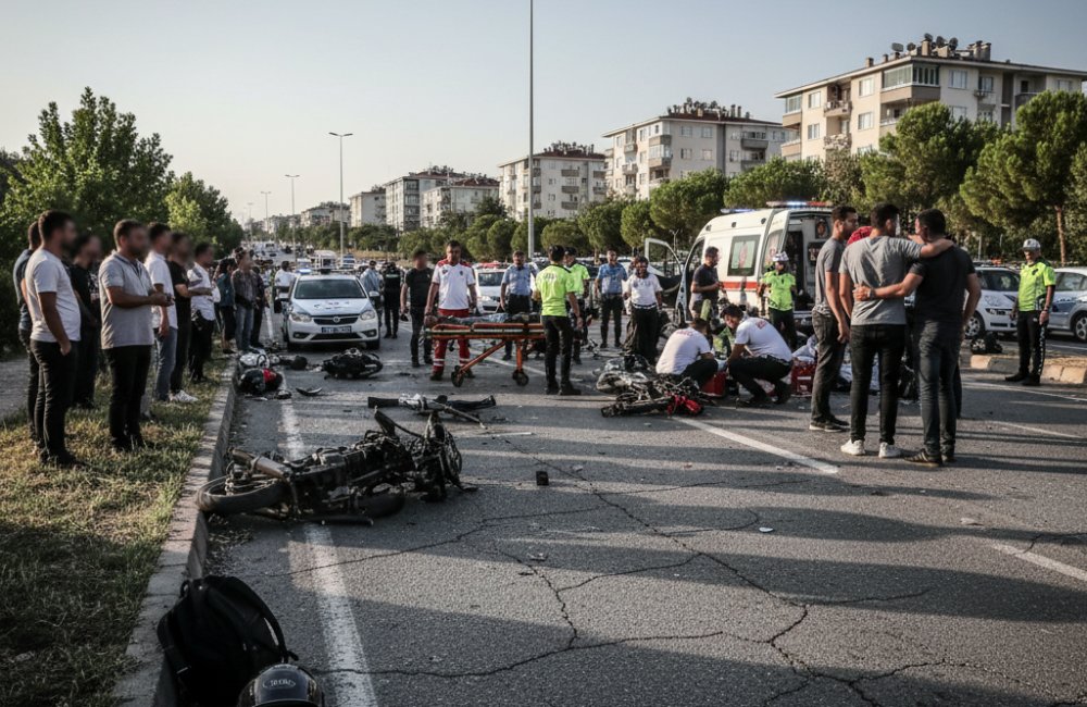 Avcılar'da Motosiklet Kazası: 4 Arkadaştan 1'i Öldü