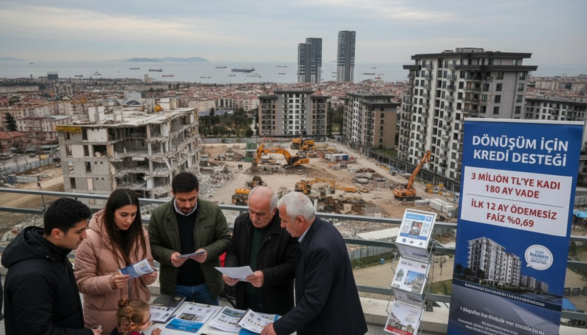 İstanbul'da Riskli Yapılara 3 Milyon TL Kredi Desteği