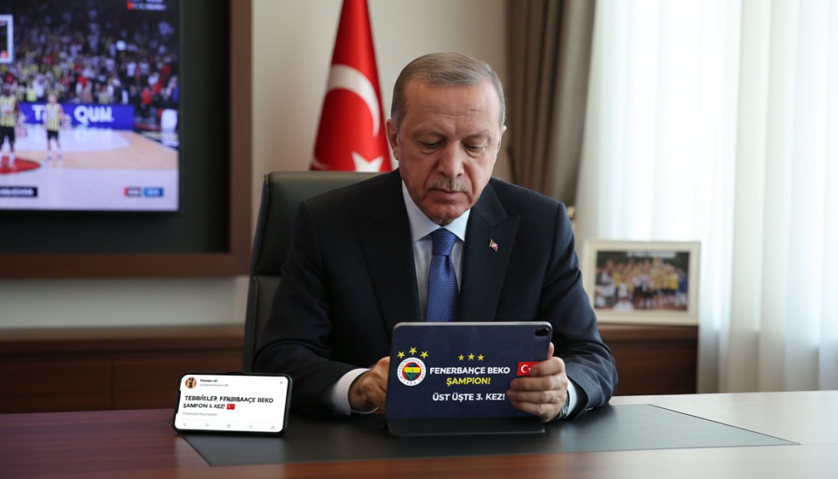 Cumhurbaşkanı Erdoğan'dan Fenerbahçe'ye Tebrik Mesajı