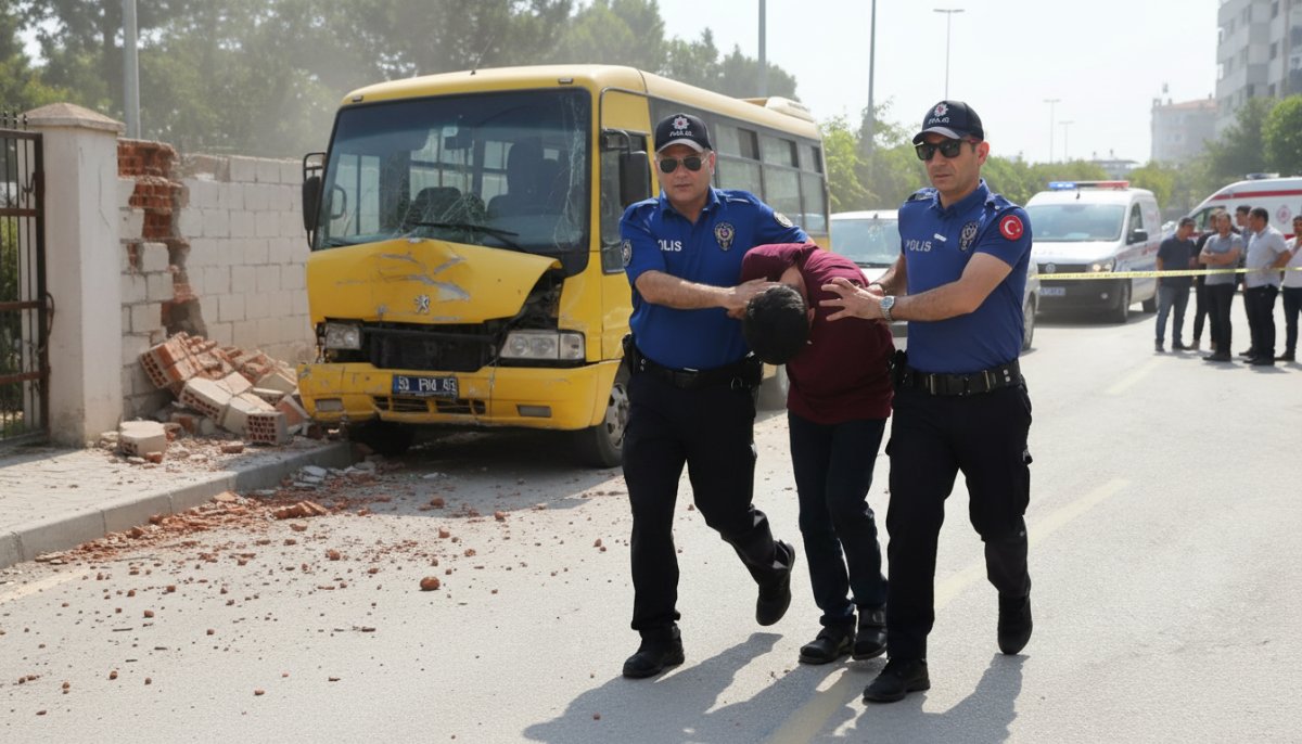 Adana'da direksiyonda uyuyakalan dolmuş şoföründen akılalmaz savunma: 'Sevgilimle tartıştım, uykusuzdum'