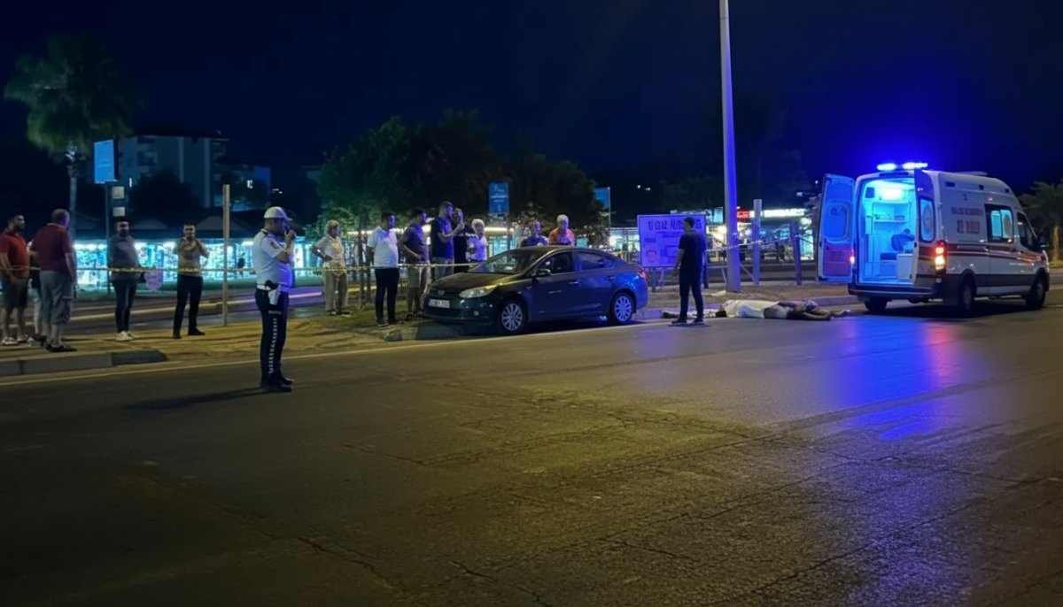 Alanya'da Yolun Karşısına Geçerken Otomobilin Çarptığı Turist Hayatını Kaybetti