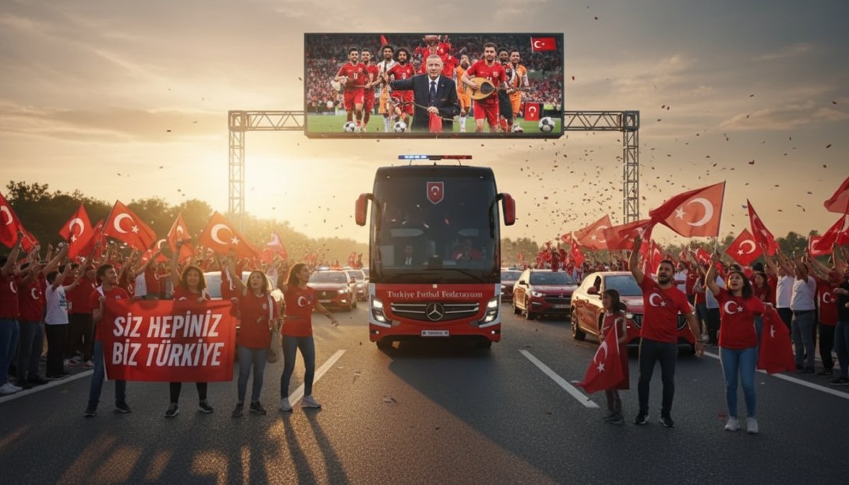 Milli Takım ve Taraftarlara Hediye Şarkı: 'Siz Hepiniz Biz Türkiye'