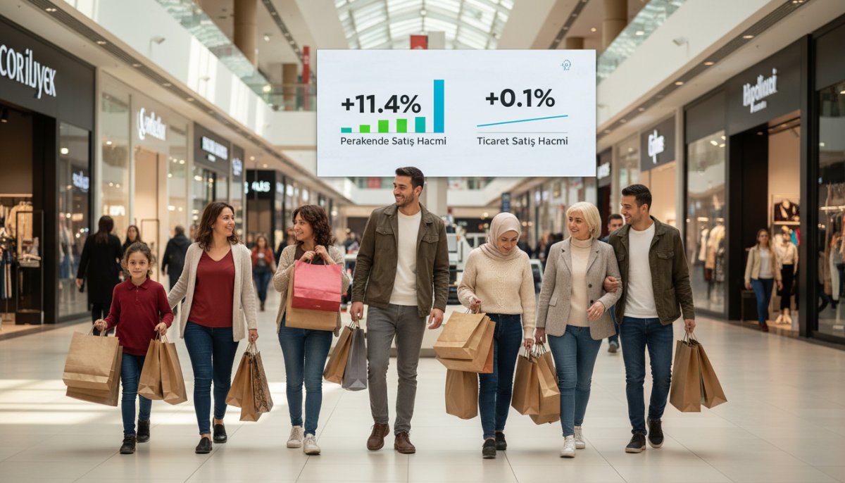 TÜİK açıkladı: Ticaret satış hacmi Nisan'da yıllık %0,1 arttı, perakende %11,4 yükseldi