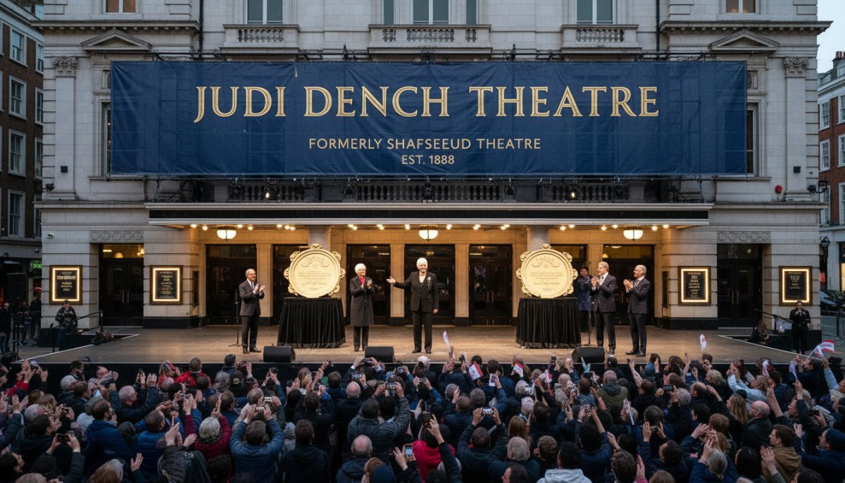 Londra'daki Shaftesbury Tiyatrosu, Judi Dench'in Adını Alıyor