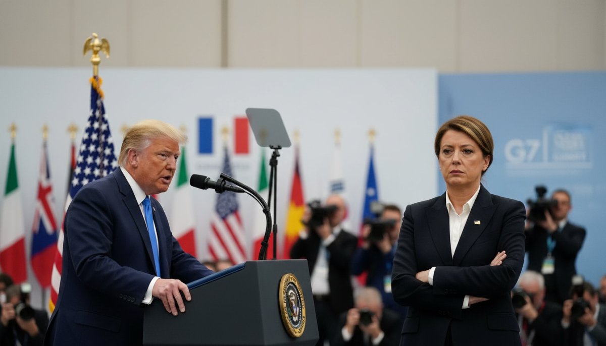Trump ve Meloni Arasındaki 'Fotoğraf Tartışması' G7 Zirvesi Sonrası Tırmanıyor
