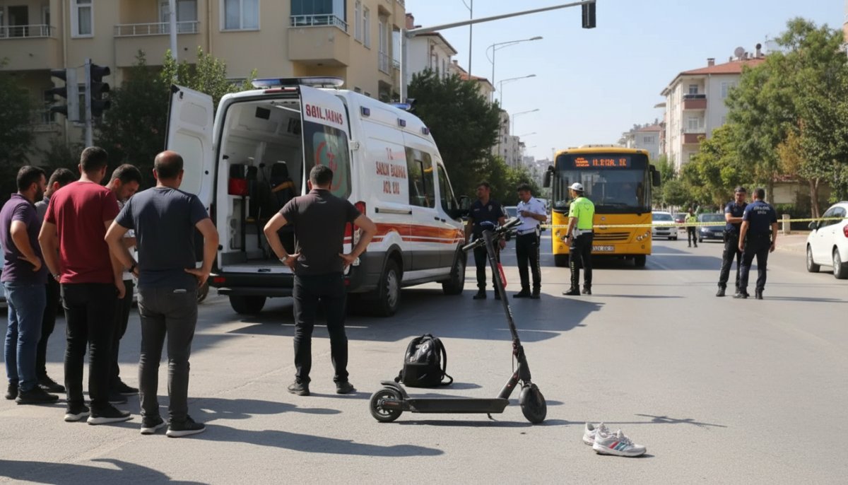 Okul Servisinin Çarptığı 16 Yaşındaki Genç Hayatını Kaybetti: Aile 4 Ay Önce Gaziantep'ten Taşınmıştı