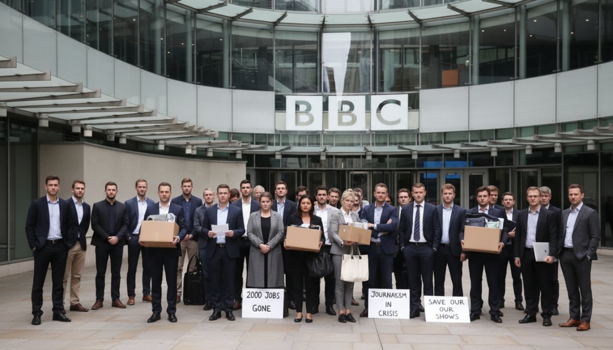 Batının İkiyüzlü Medyası BBC'de Ekonomik Kriz: 2.000 Kişi İşten Çıkarılacak