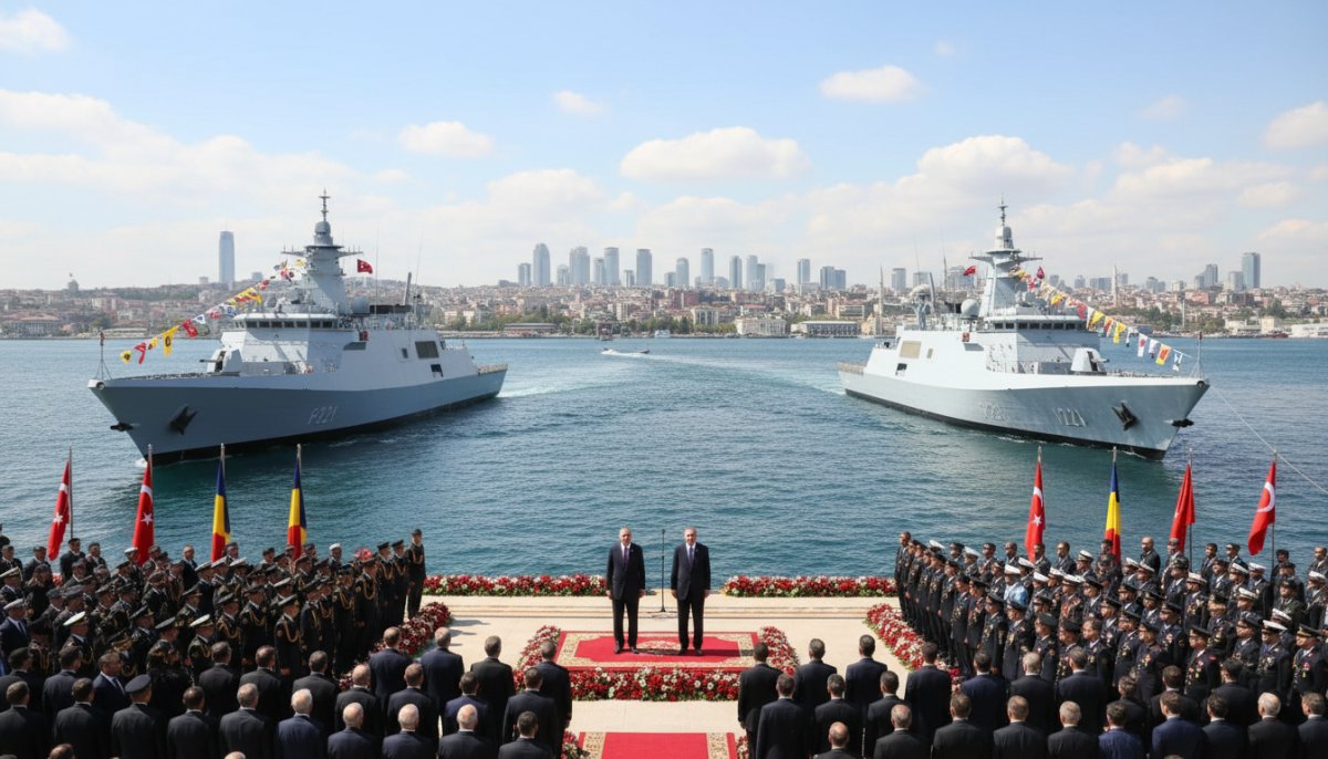 İki askeri gemi bugün İstanbul'da törenle teslim ediliyor