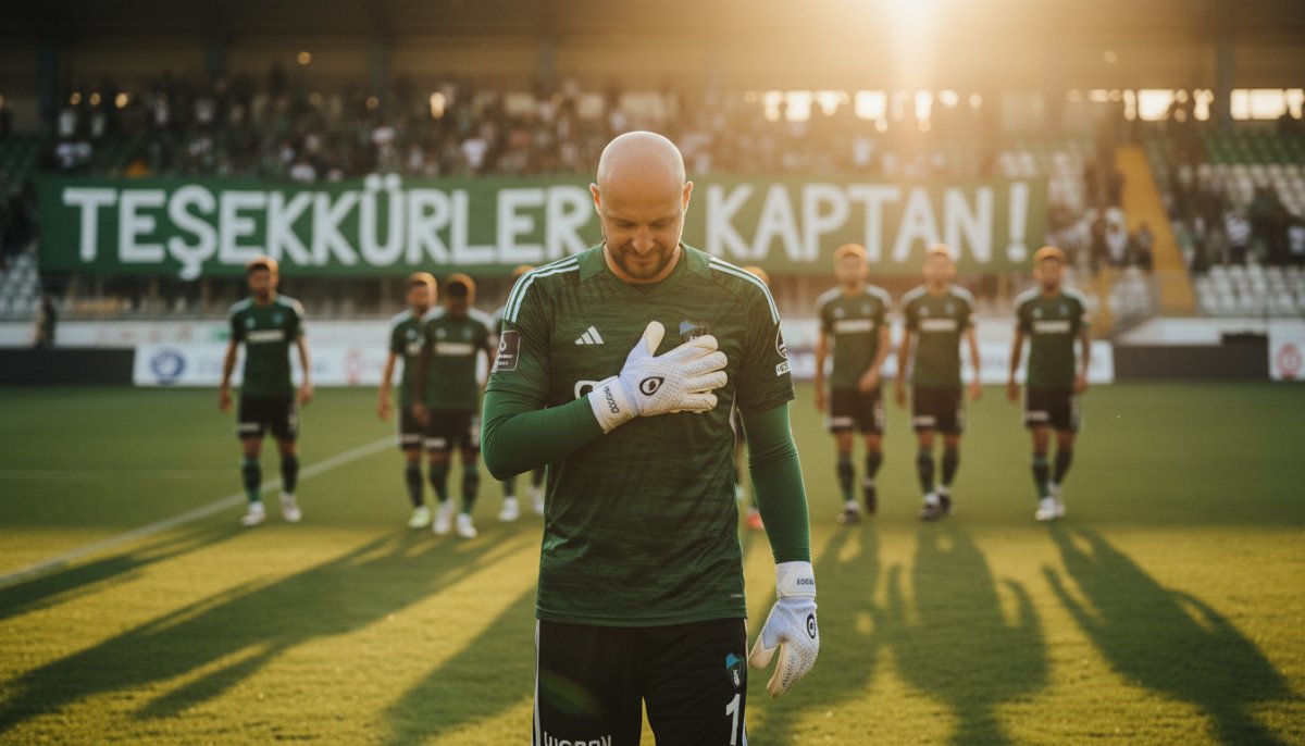 Kocaelispor, Kaptan Gökhan Değirmenci'ye Duygusal Veda: 'Teşekkürler Kaptan!'
