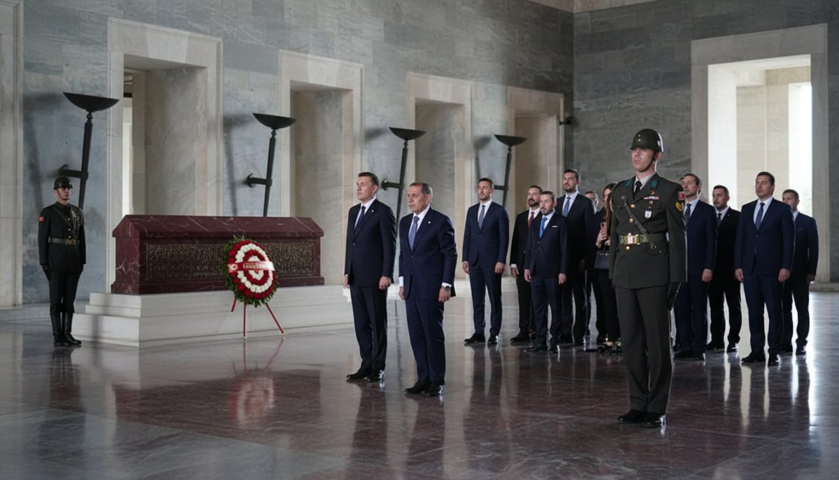 Galatasaray Başkanı Dursun Özbek ve Yönetimden Anıtkabir'e Anlamlı Ziyaret