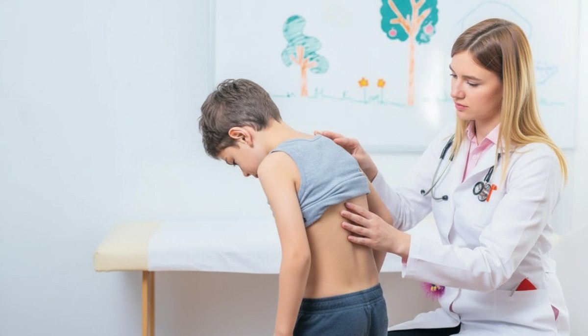 Her 100 çocuktan 3'ü skolyoz riski taşıyor