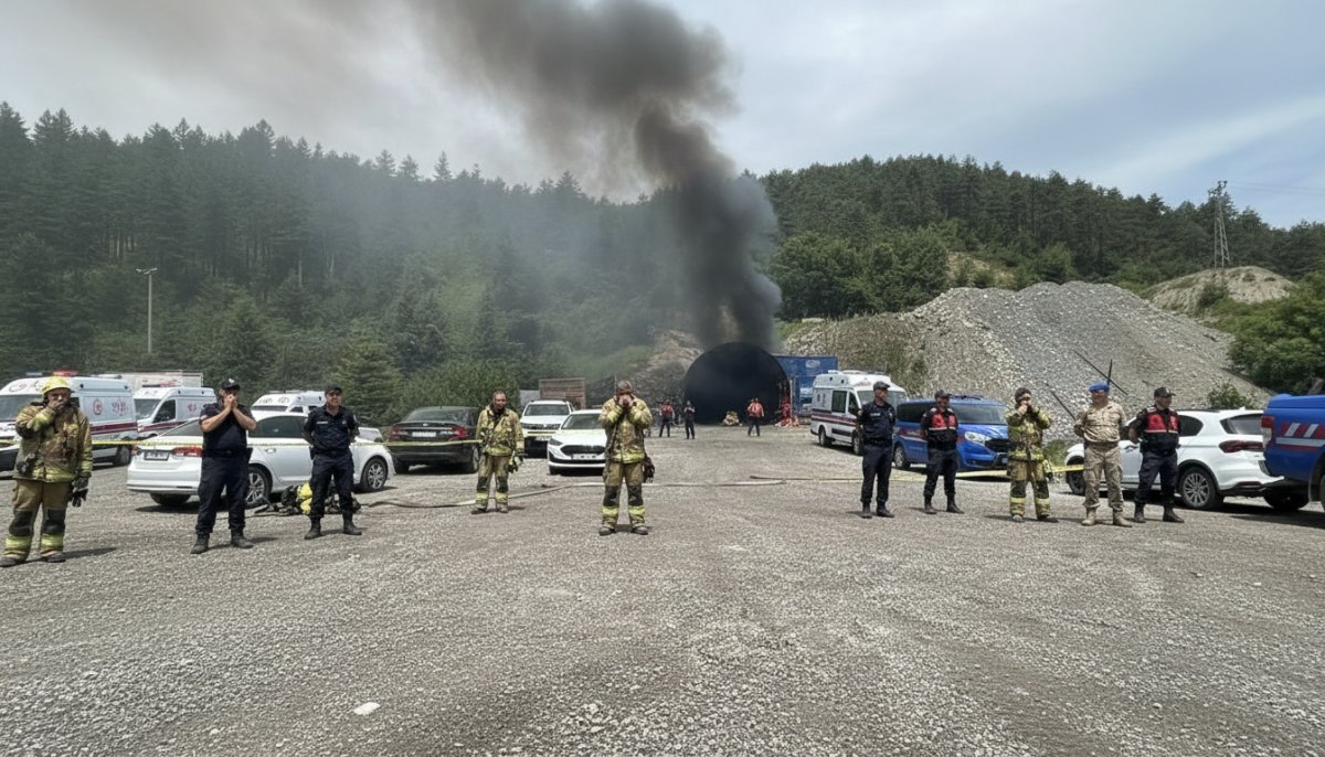 Bolu'da Maden Ocağında Göçük: İşçi Hayatını Kaybetti, Yangın Kurtarma Çalışmalarını Aksattı