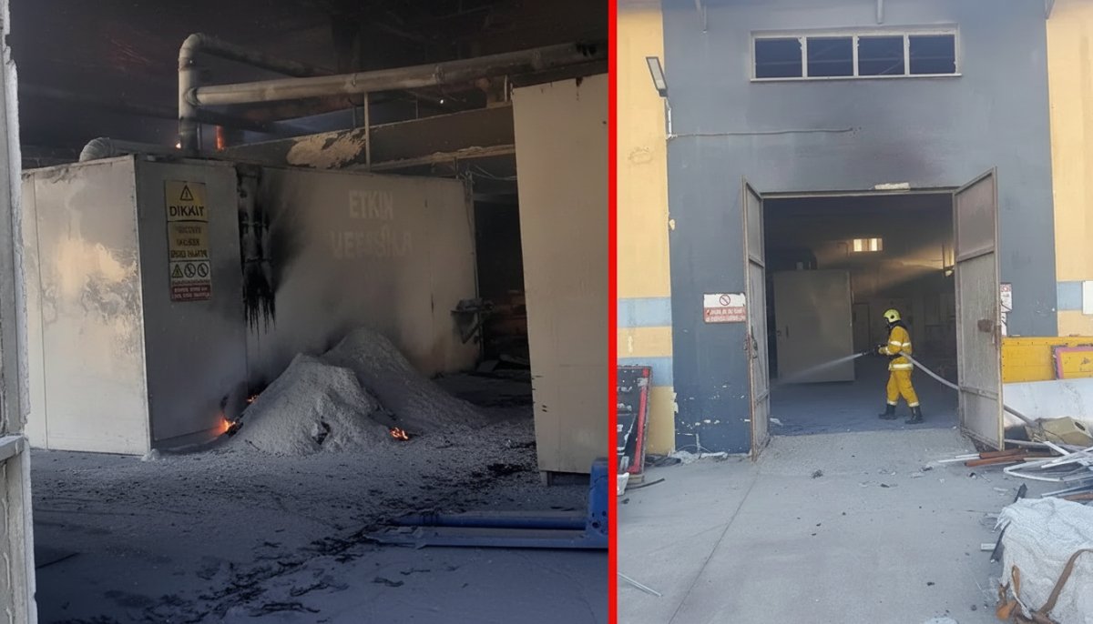 Kütahya'da metal fabrikasında eritme kazanı patladı: 1'i ağır 3 işçi yaralandı