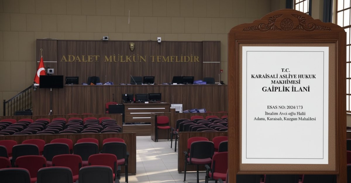Adana Karaisalı Gaiplik İlanı: Halil Oğlu İbrahim Avcı