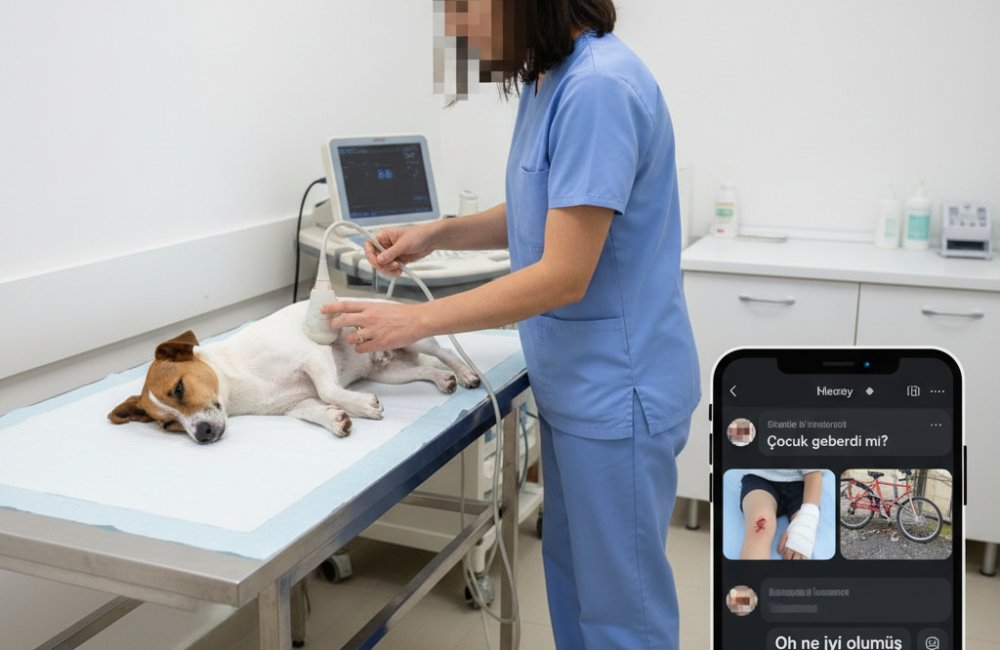 Aile Sağlığı Merkezinde Sedyede Köpek Tedavi Eden Doktorun Sosyal Medya Paylaşımları Pes Dedirtti: 'Çocuk Geberdi mi?'