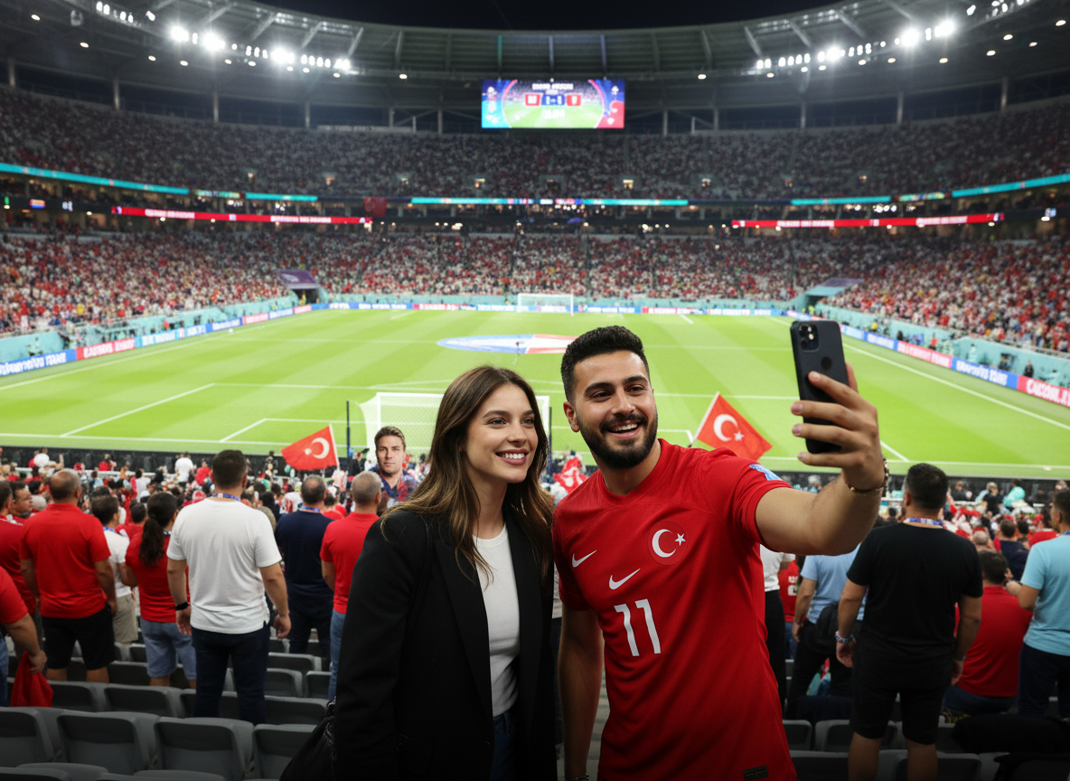 Barbara Palvin ve Türk Taraftarın Fotoğrafı Viral Oldu