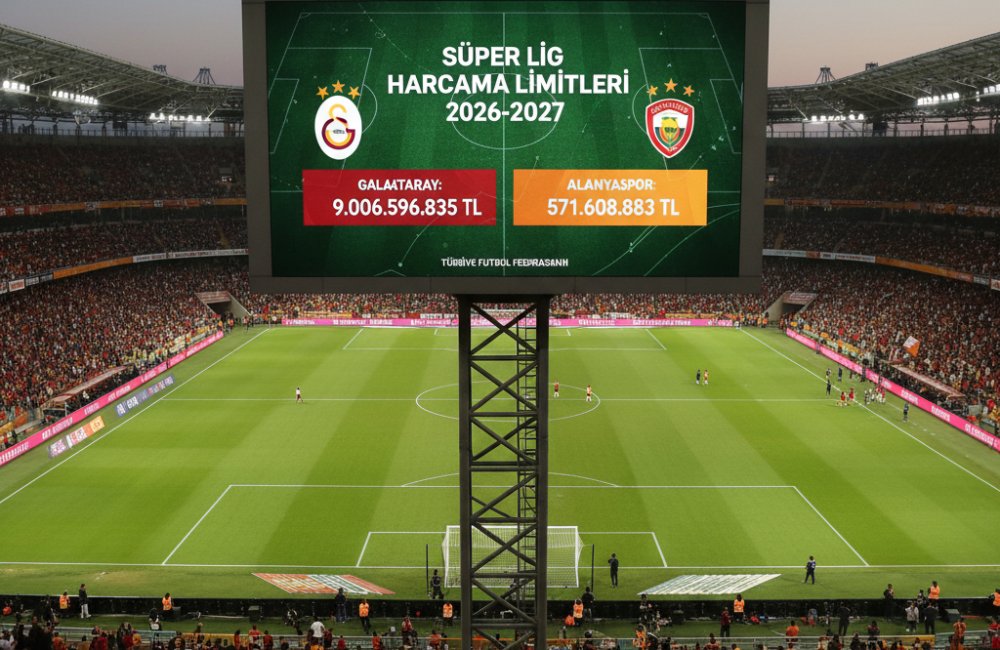 TFF 2026-2027 Süper Lig Harcama Limitlerini Açıkladı