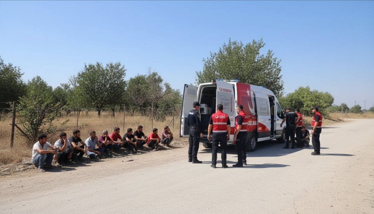 Edirne ve Kırklareli'nde Eş Zamanlı Operasyon: 13 Düzensiz Göçmen Yakalandı