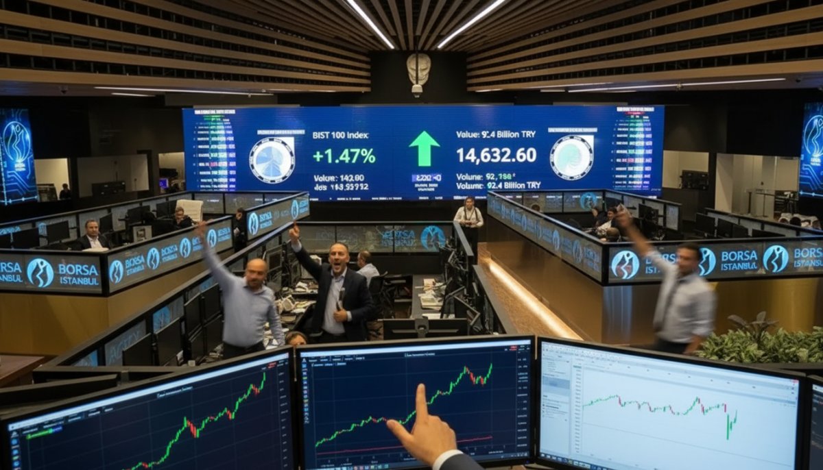 Borsa İstanbul’da yükseliş trendi: BIST 100 endeksi ilk yarıda yüzde 1,47 arttı