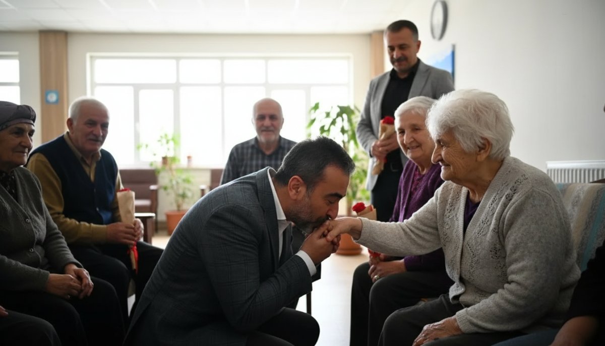 AK Partili Hakan Han Özcan'dan yaşlılara anlamlı ziyaret: "Büyüklerimiz baş tacımızdır"