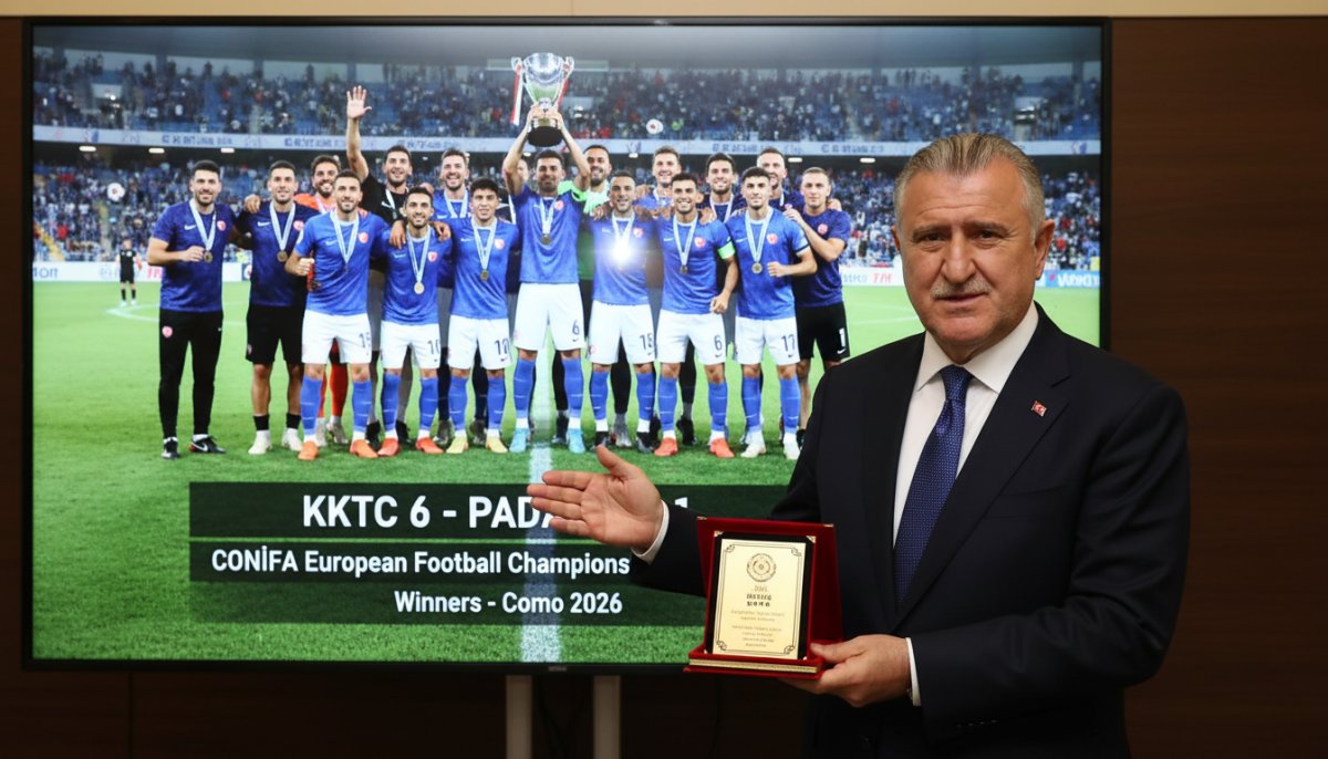 Bakan Bak'tan KKTC'ye CONIFA Şampiyonluğu İçin Tebrik Mesajı