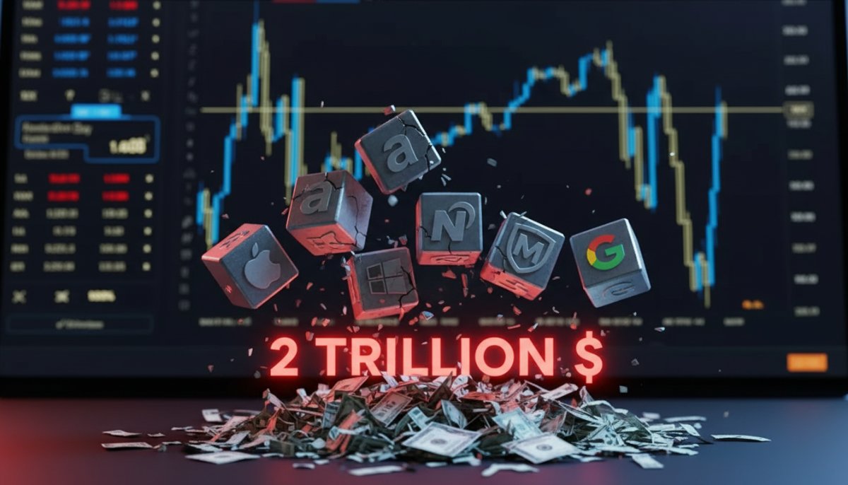 S&P 500'deki Düşüşün Odağındaki Teknoloji Devleri: Muhteşem 7'nin Piyasa Değeri 2 Trilyon Dolar Eridi