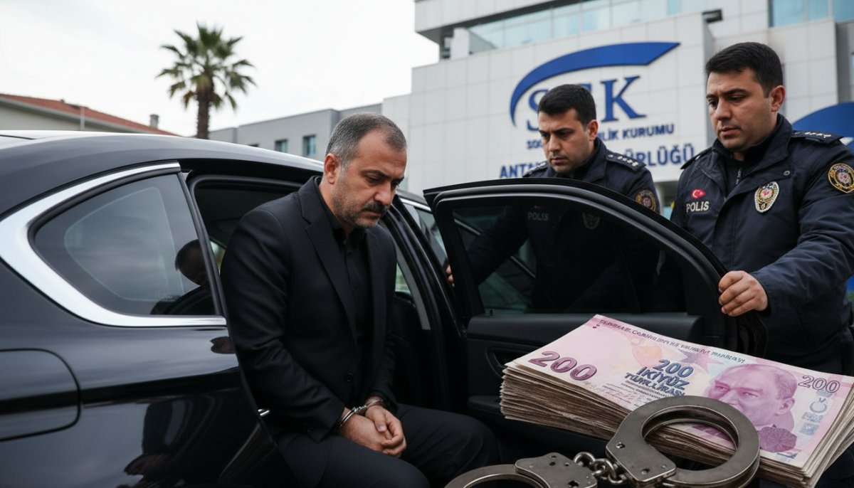 Antalya SGK'da Rüşvet Soruşturması: İl Müdürü Mehmet Tanrıöver Tutuklandı