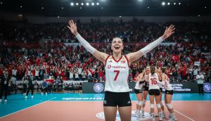 Saliha Şahin: Evimizde oynamanın avantajını yaşadık, Belçika'yı 3-0 yendik