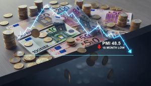 Avro Bölgesi'nde Ekonomik Durgunluk Sinyali: PMI 18 Ayın En Düşüğünde