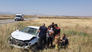 Şırnak Cizre'de Otomobil Şarampole Devrildi: 1'i Bebek 5 Yaralı