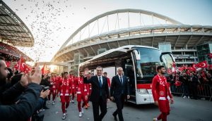 A Milli Futbol Takımı, Avustralya Maçı İçin BC Place Stadı'na Hareket Etti