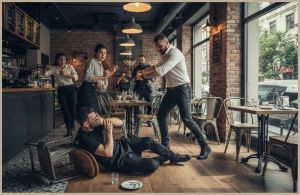 Kadıköy'de Kafe Çalışanına Nedensiz Saldırı