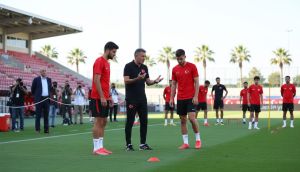 A Milli Futbol Takımı, San Jose'de İlk Antrenmanını Gerçekleştirdi